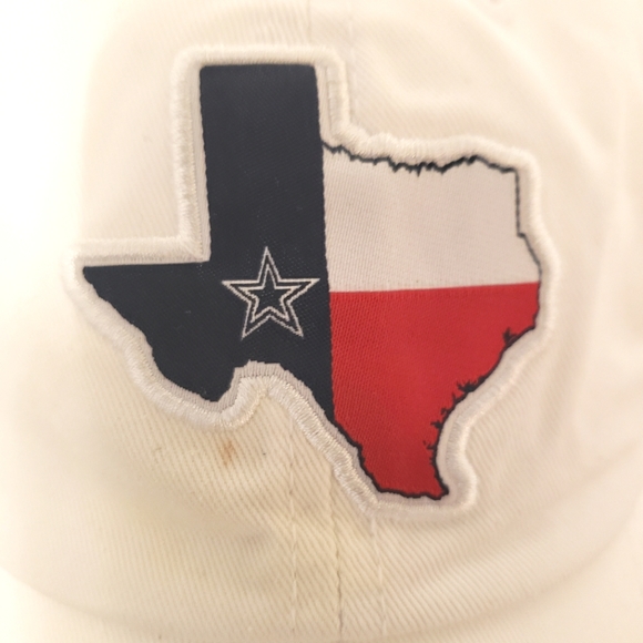 Women's Authentic Dallas Cowboys Baseball Cap OSFM Adjustable White - Picture 8 of 10